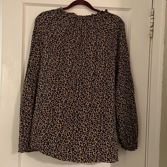 Old Navy animal print blouse - Picture 2 of 5